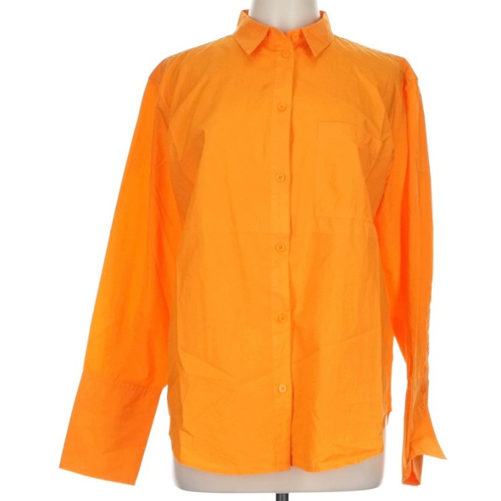 J. Crew Women’s Size 10 Long Sleeve
Button-Down Shirt Apricot Orange